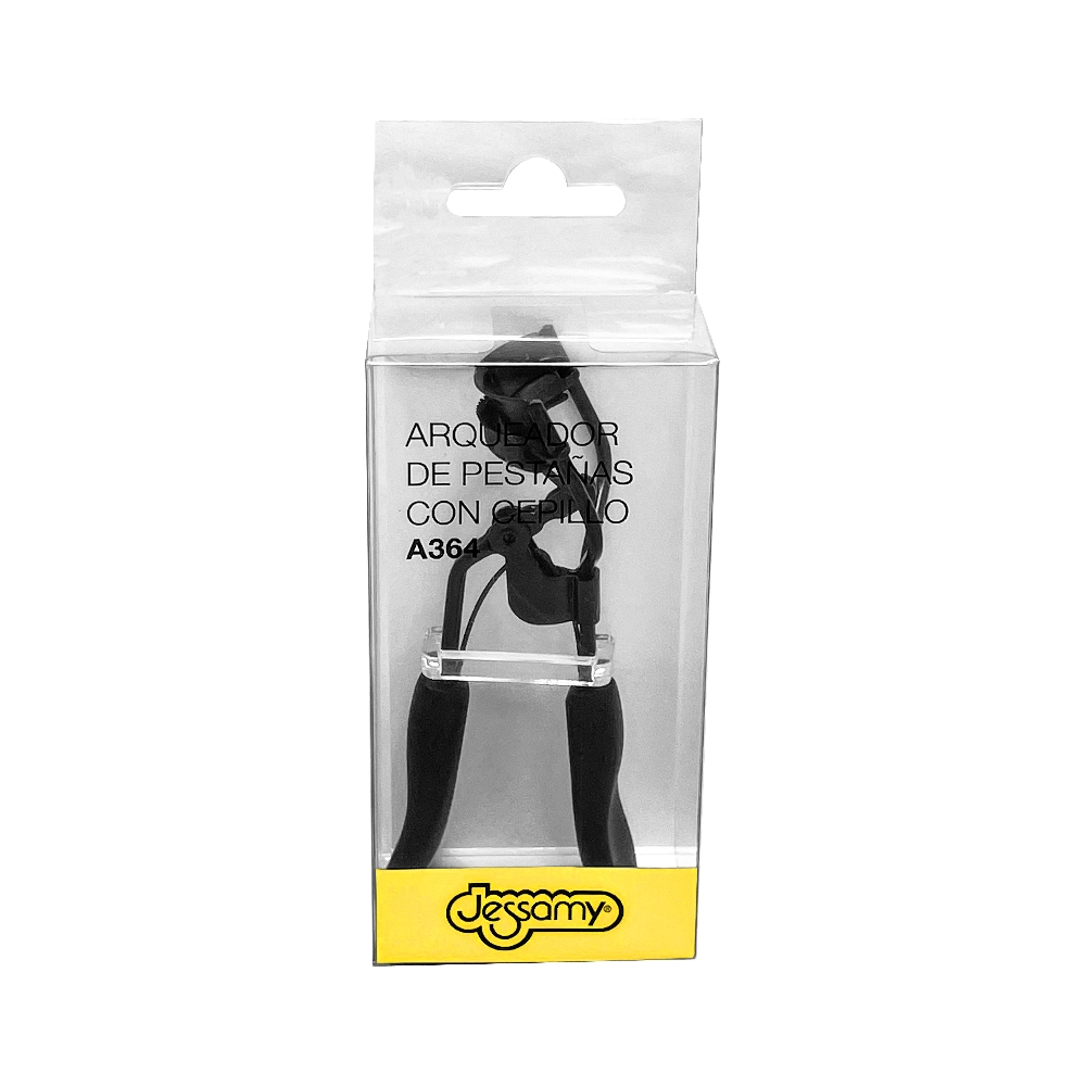 ARQUEDADOR PESTAÑAS NEGRO/CARBONO CON CEPILLO | Vista 5