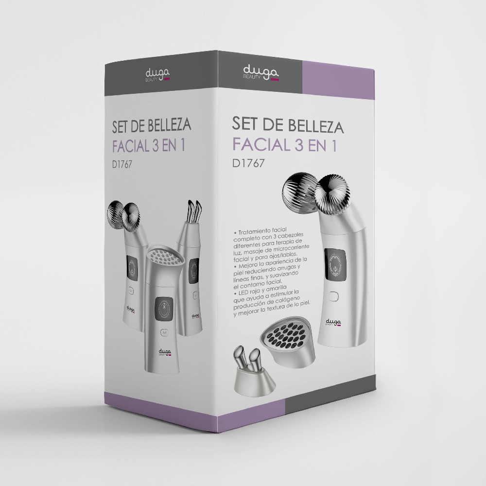 DUGA FACIAL 3 EN 1 BEAUTY 3 CABEZALES | Vista 5