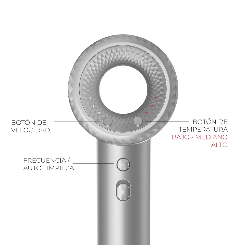 DUGA SECADOR MAGNI GREY 1900 W | Vista 3