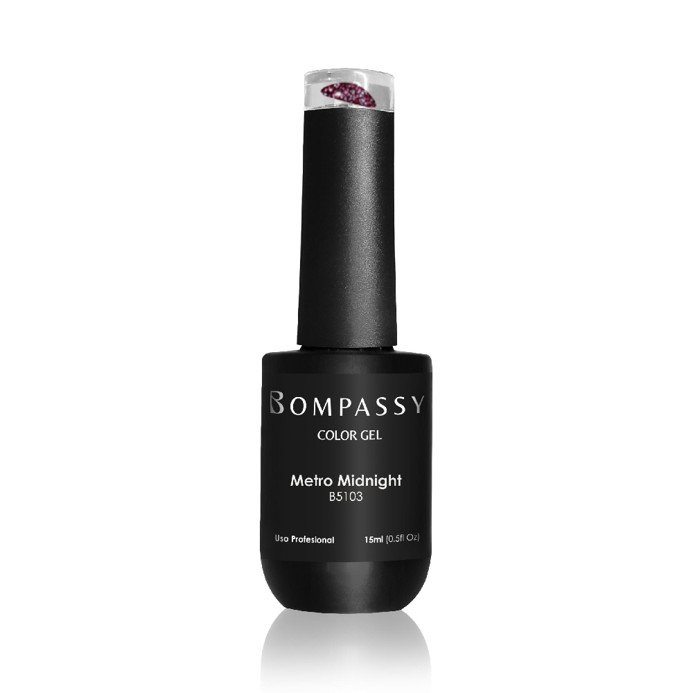 BOMPASSY ESMALTE SEMI METRO MIDNIGHT 15ml | Vista 3