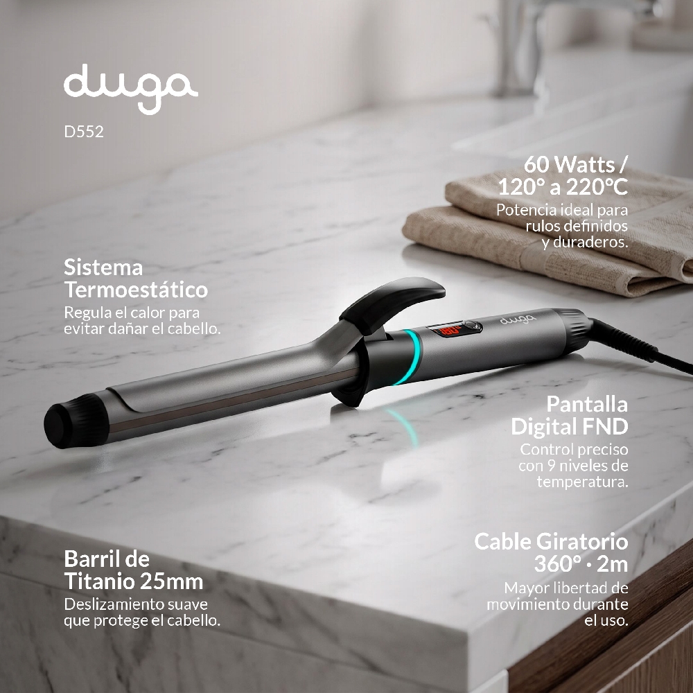 DUGA BUCLEADORA TITANIUM 25MM 60W | Vista 2