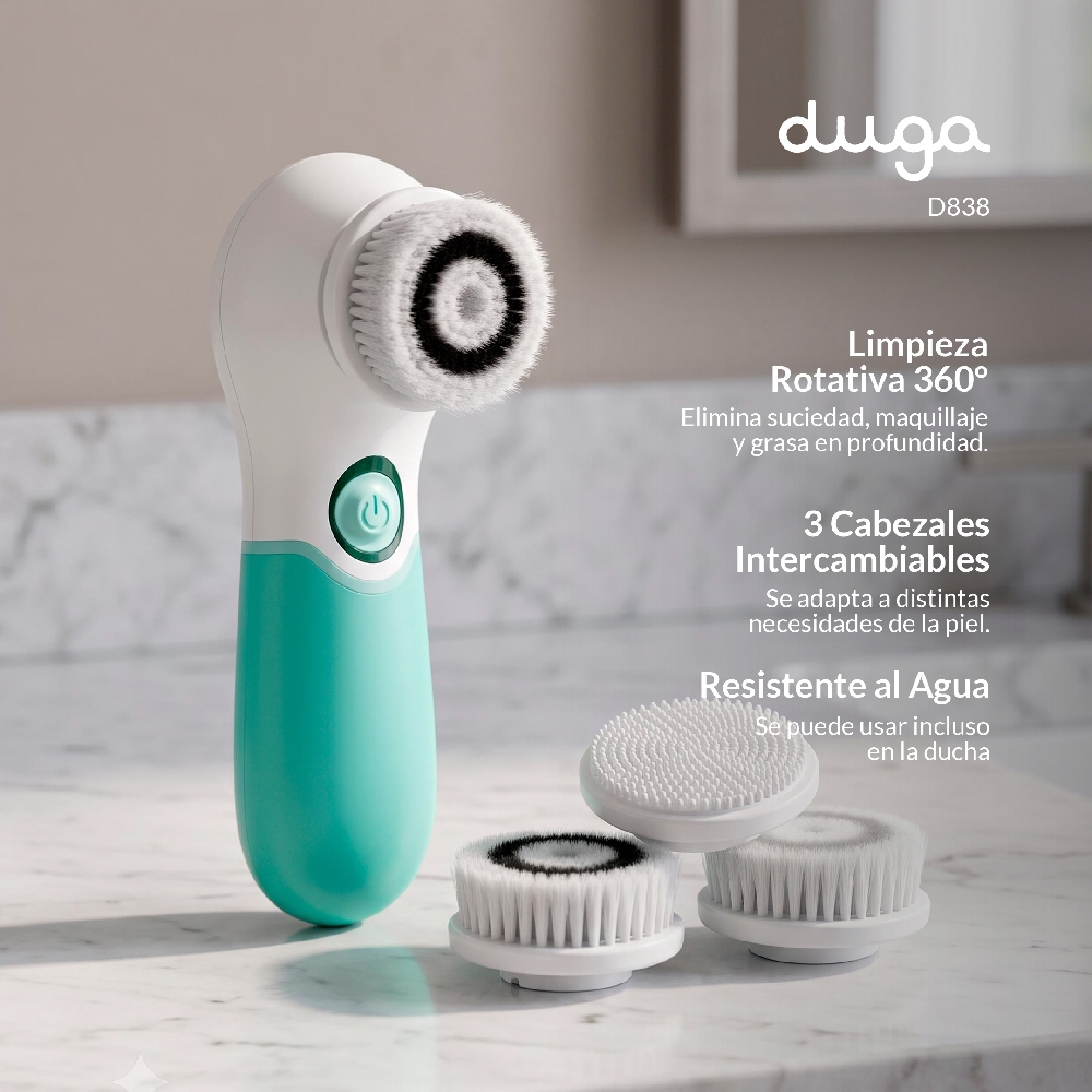 LIMPIADOR FACIAL A PILAS DUGA | Vista 2
