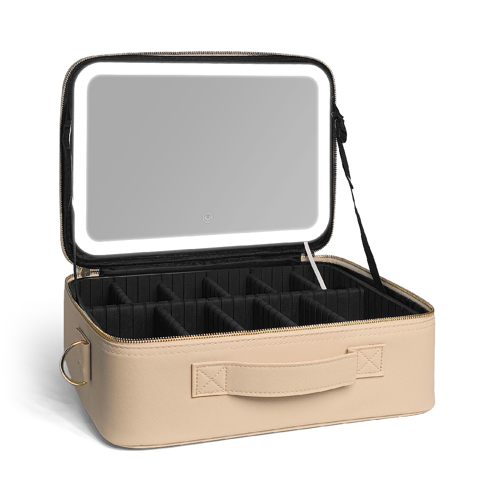 Maletín Make Up Studio XL LED Pinceles 40x29x12cm | Vista 2