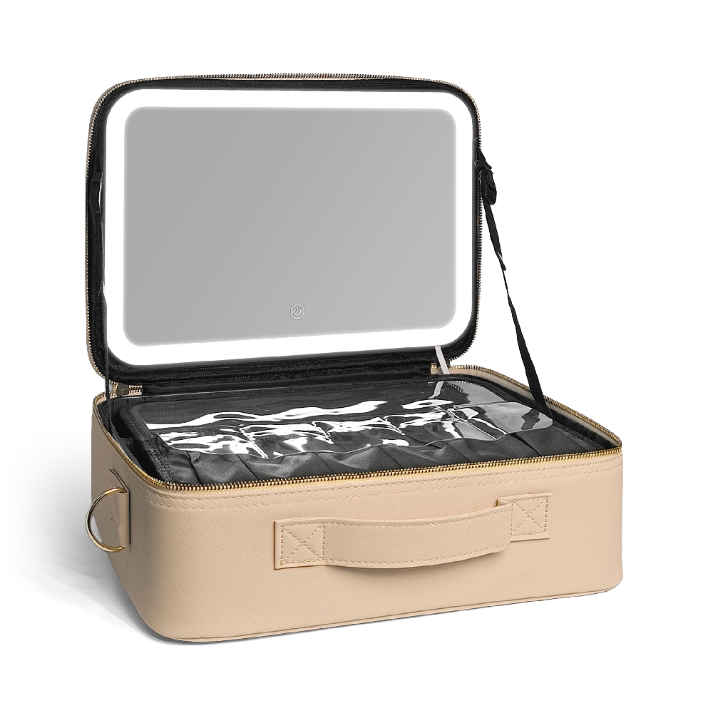 Maletín Make Up Studio XL LED Pinceles 40x29x12cm | Vista 3