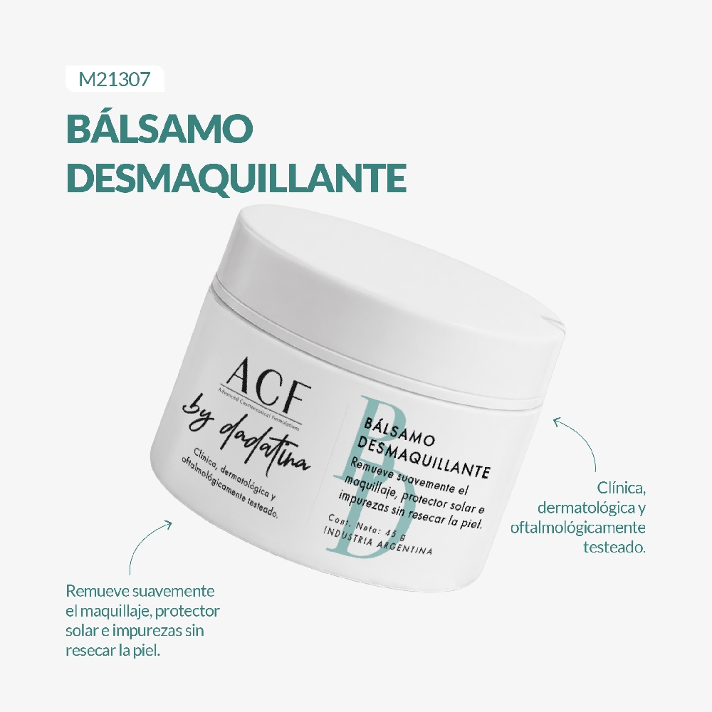 BALSAMO DESMAQUILLANTE x 45 g ACF by DADATINA | Vista 2