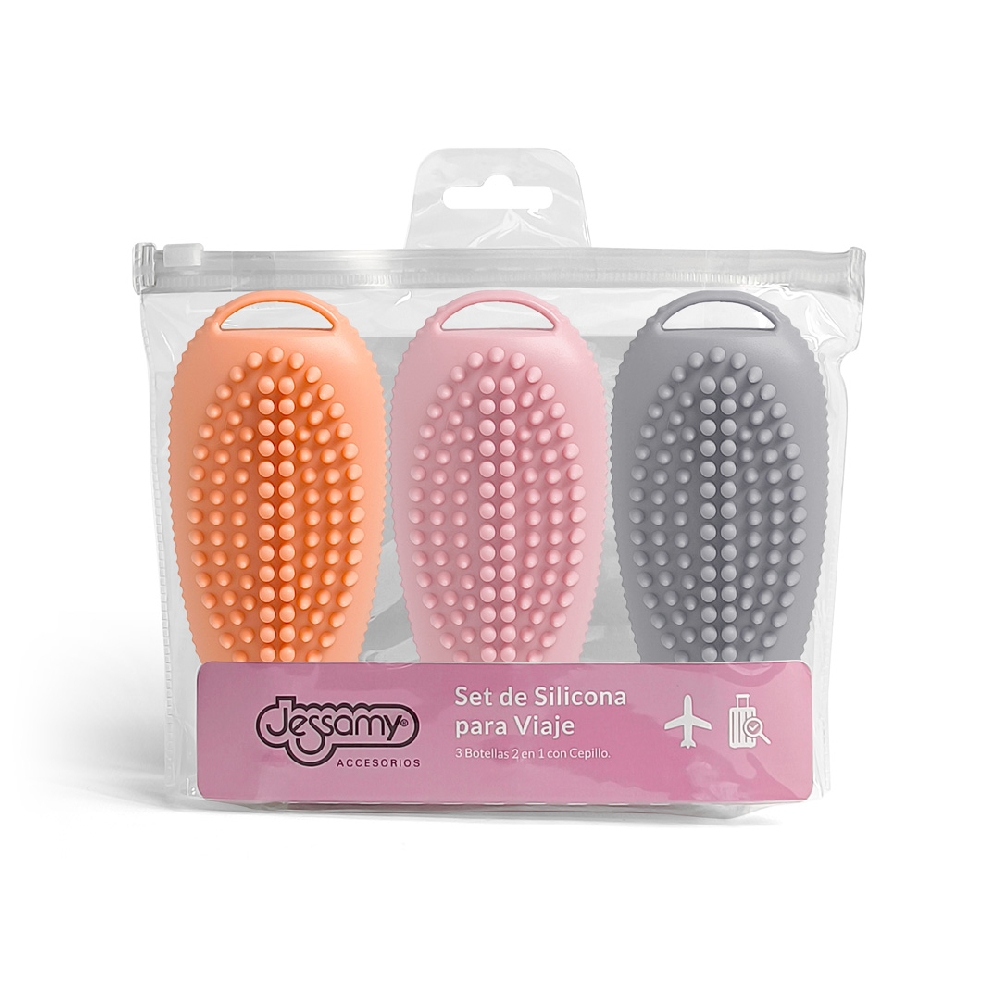 N00997 Set de Viaje 3 Piezas Silicona