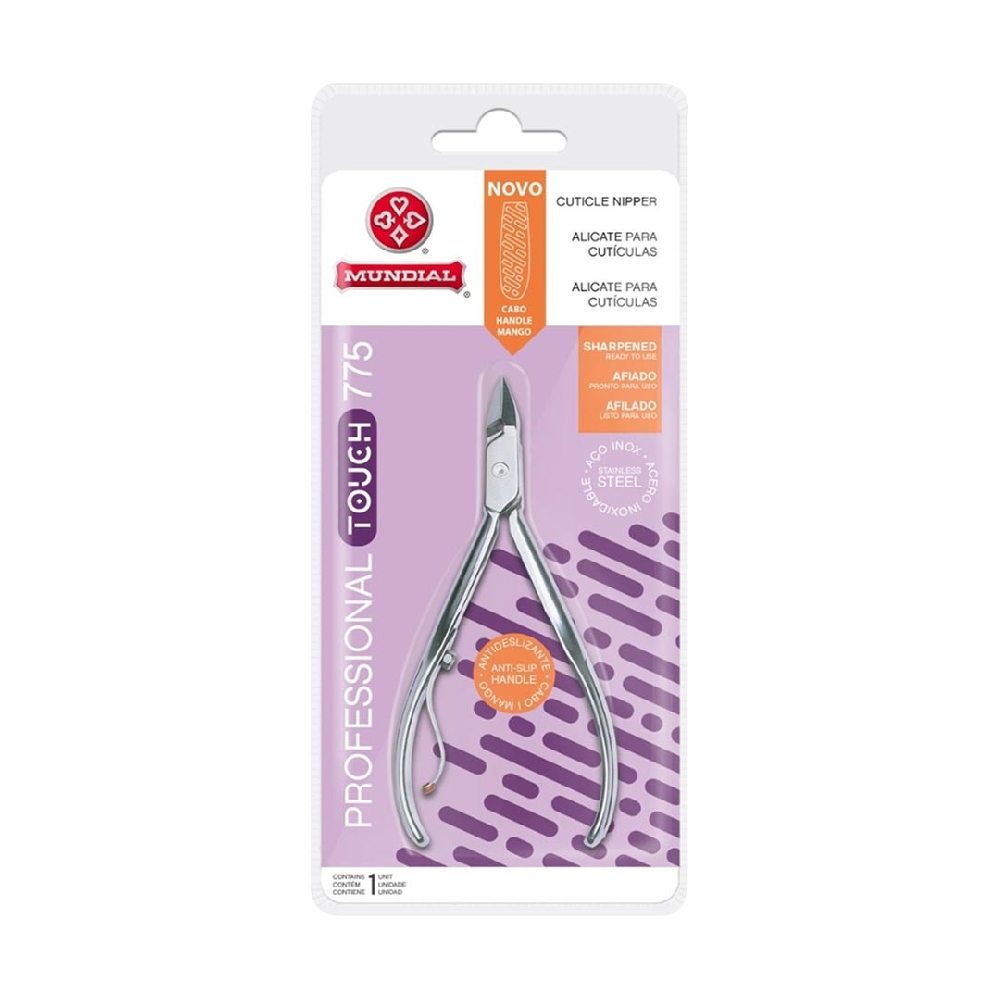 MUNDIAL ALICATE DE CUTÍCULA SOFT TOUCH-INOX-NEW | Vista 2