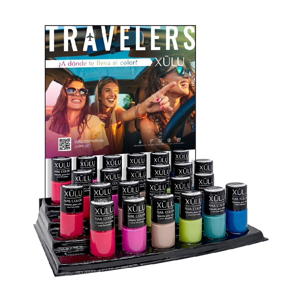 Z08813 Exh Xúlu Travelers Esmalte Nail Color x48