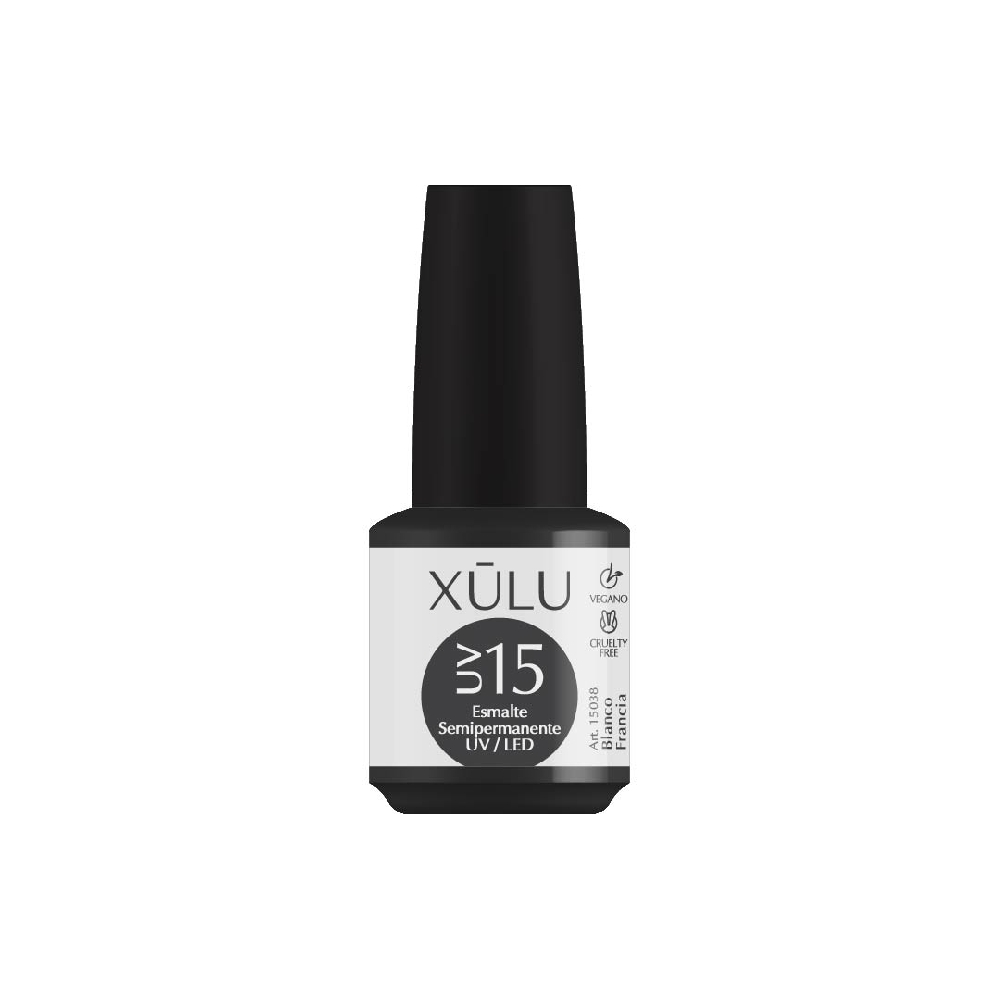 Z15038 XÚLU ESMALTE SEMI UV/LED n.38 Blanco Francia x15ml